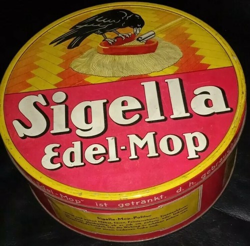 Antike blechdose sigella - antike,