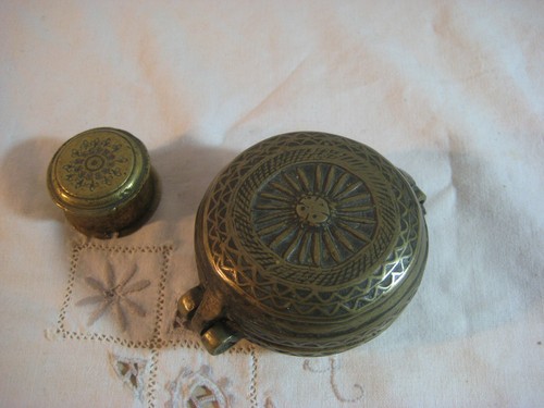 Uralte antike messing chapatti - uralte,