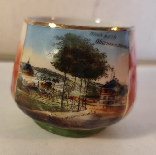 Porzellan andenken tasse - andenken,