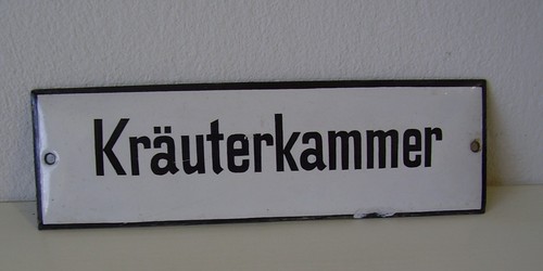 Antikes emaile schild - antikes, "