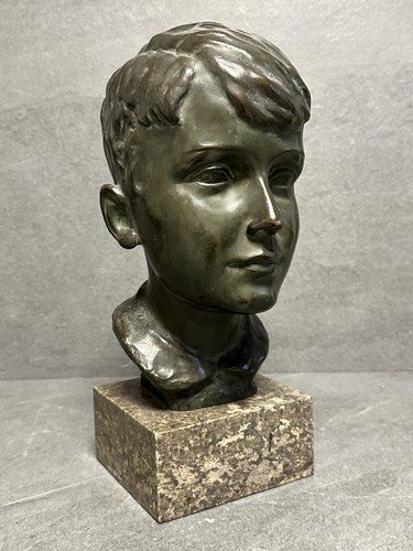 Lebensgroße porträt bronze - lebensgroße,