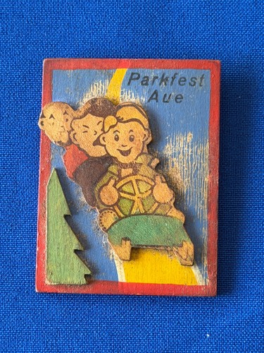 Altes holzabzeichen 5 cm - altes,