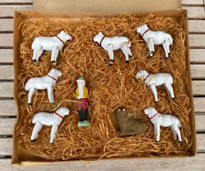 7 antike Schäfchen m