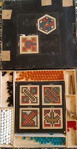 Altes perlen mosaik spiel - mosaik,