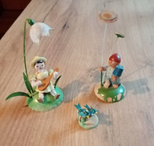 3er Konvolut antike Erzgebirge