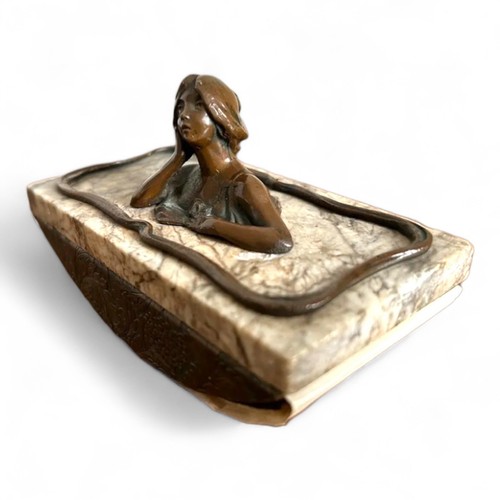 Wiener bronze figur mit - wiener,