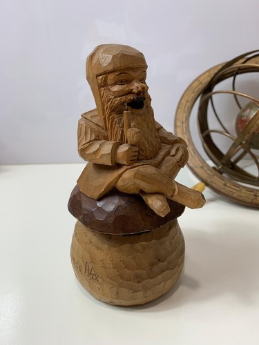 Figur antik gnom zwerg - antik,