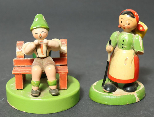 Alte erzgebirge holzfiguren - alte,