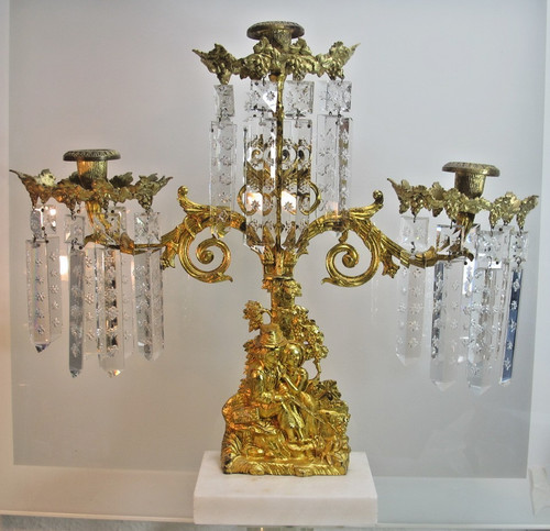 Girandole kandelaber antik - kandelaber,